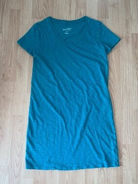 Universal Thread Green Short Sleeve Mini T-Shirt Dress Size XS